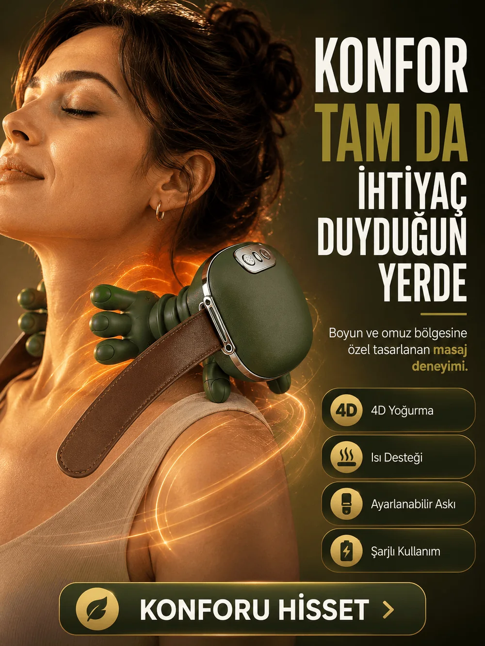 Konfor tam da ihtiyaç duyduğun yerde