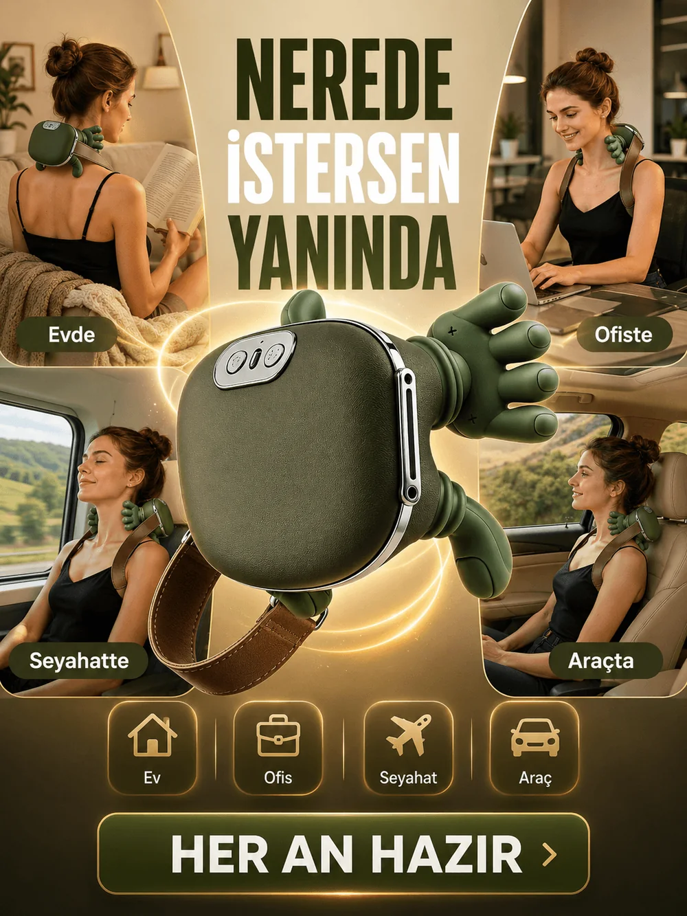 Nerede istersen yanında